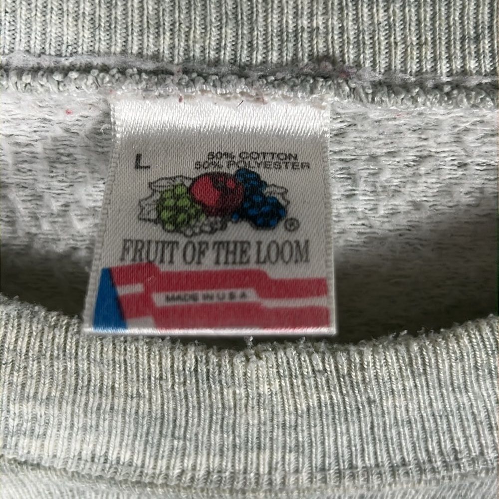🔥🏈 True Vintage 90’s NEW YORK JETS NFL CREWNECK Sweatshirt Sz Large - RARE - G - Picture 8 of 10